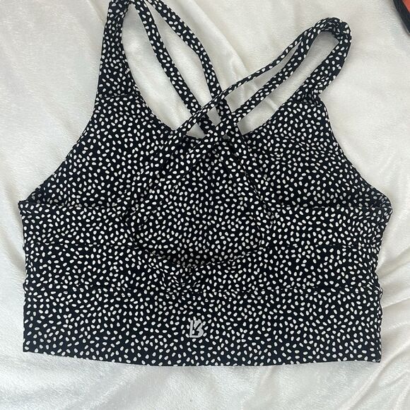 Buff bunny  Legacy Short 6” & Rosa Park Sports Bra Set Size M Onyx Black Bossy - Picture 7 of 16